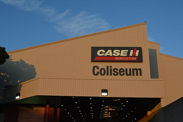 Case IH Coliseum Building Exterior