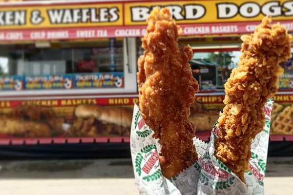 Frosted Flakes Chicken On-a-Stick