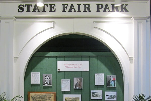Glimpse into the History Display at Wisconsin State Fair