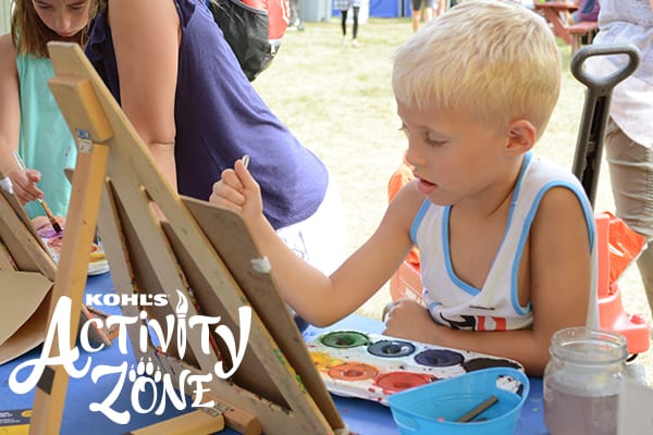 kohls2 Kids Painting at Kohl's Activity Zone