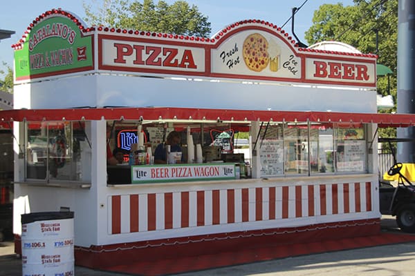 Beer & Pizza Wagon at Wisconsin State Fair
