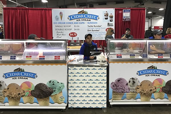 Cedar Crest Ice Cream at Wisconsin State Fair
