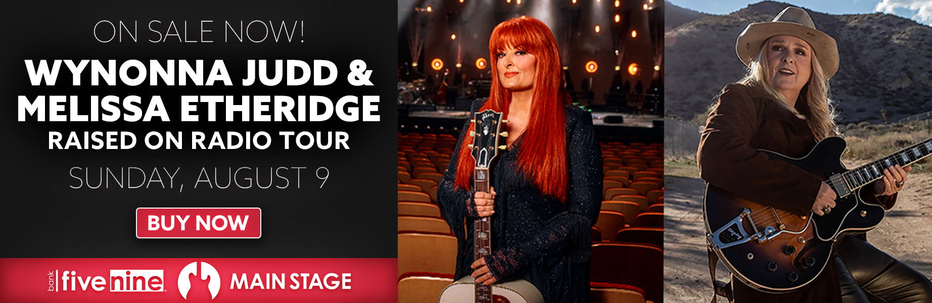 Wynonna Judd & Melissa Etheridge On Sale Now