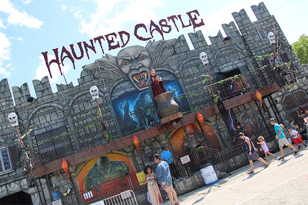 Haunted Castle Fun House Ride in SpinCity Adult Area