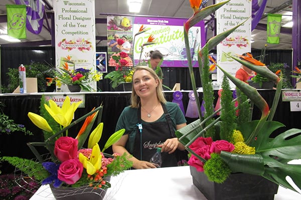 Wisconsin Professional Floral Designer of the Year Competition in Grand Champion Hall