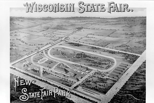 1892 Drawing of New State Fair Park