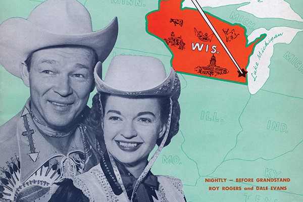 1958 Roy Rogers and Dale Evans Performed at the State Fair