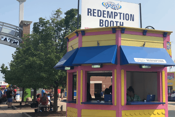 SpinCity Redemption Booth