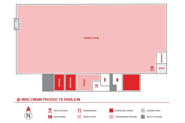 Wisconsin Products Pavilion Map