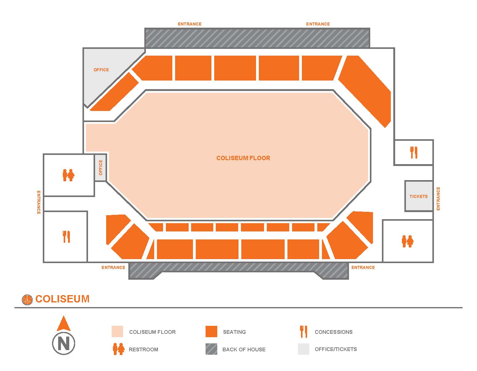 Case IH Coliseum Floor Plan