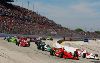 Indy Car Racing at Milwaukee Mile Speedway