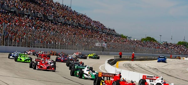 Indy Car Racing at Milwaukee Mile Speedway