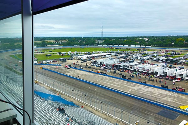 Milwaukee Mile Speedway View from Press Box
