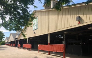 Three Connected Livestock Barns at Wisconsin State Fair Park