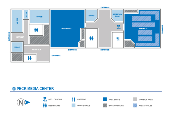 Peck Media Center Floor Plan