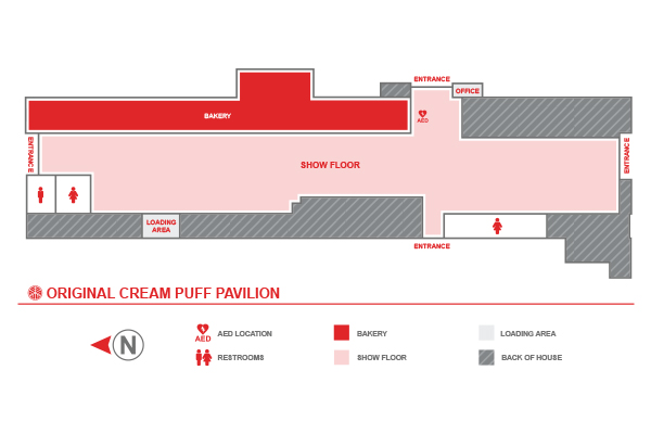 Original Cream Puff Pavilion Layout Map