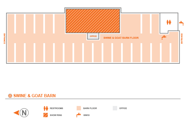 Swine and Goat Barn Floor Plan