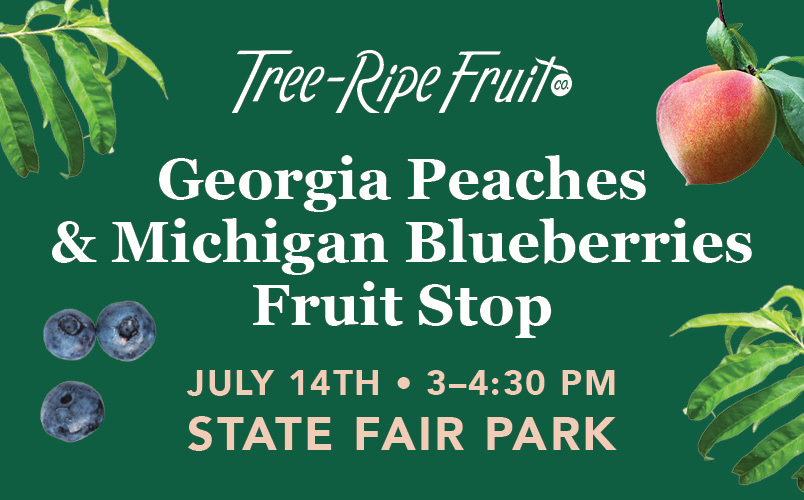 Tree Ripe Farms Georgia Peaches & Michigan Blueberries Fruit Stop