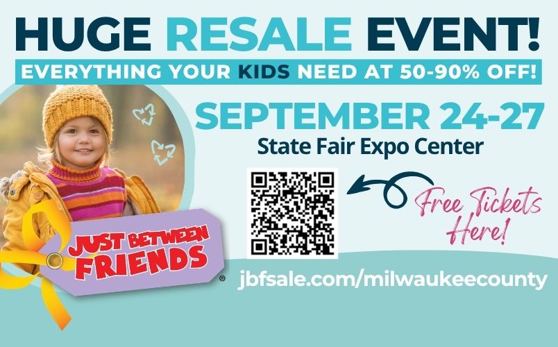 Huge Resale Event! Everything your kids need at 50-90% off! Sept 24-27.