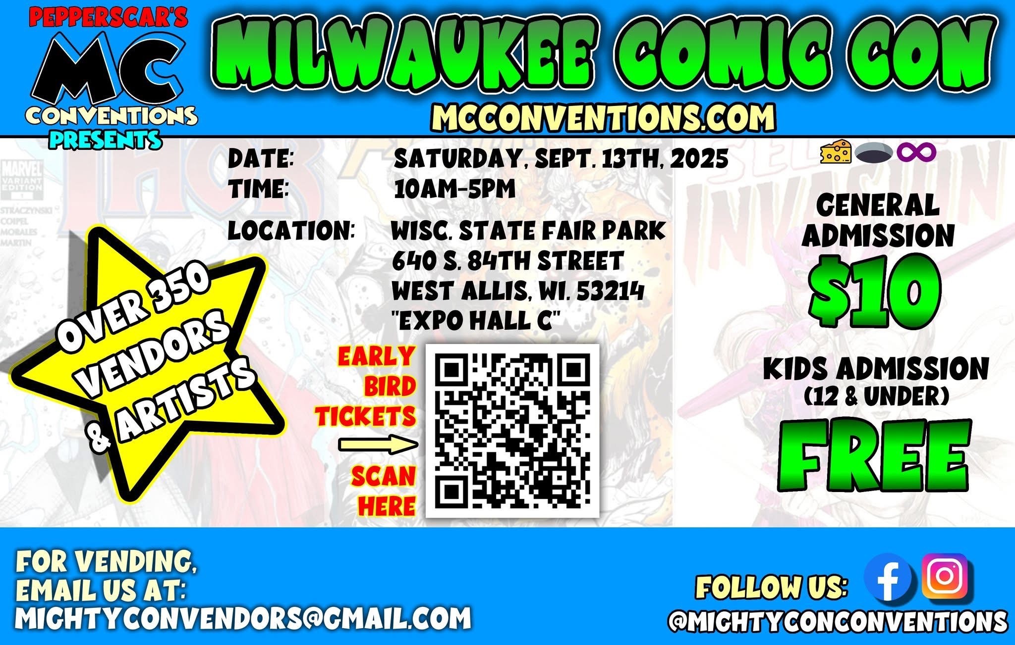 Milwaukee Comic Con Fall 2025