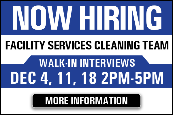 Facilities Hiring Cleaning Team