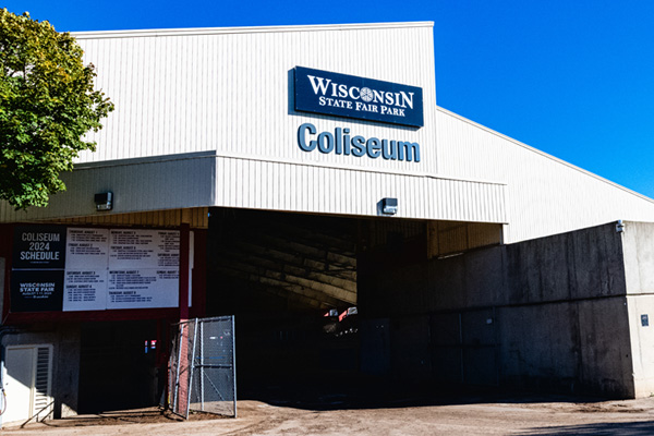 Entrance to Coliseum